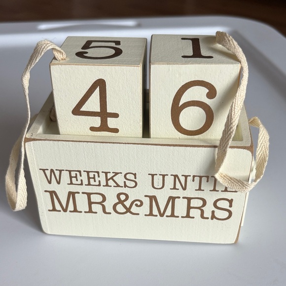 Countdown Blocks for Wedding - Picture 1 of 4